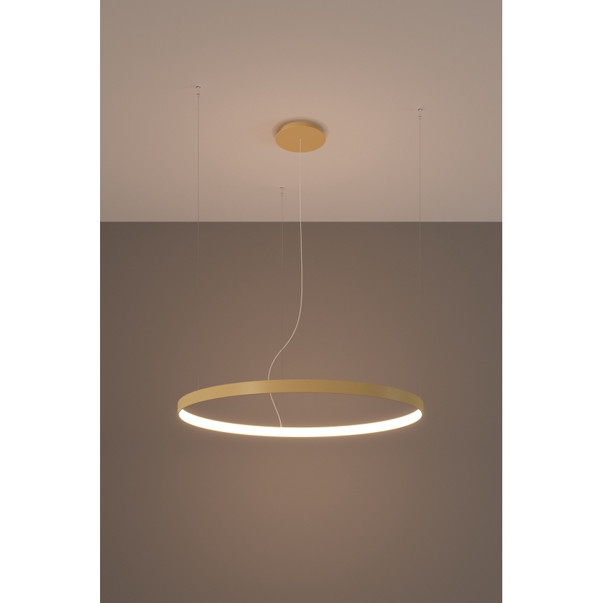 Thoro TH.174 - LED Lühter RIO LED/50W/230V CRI 90 3000K d. 78 cm kuldne