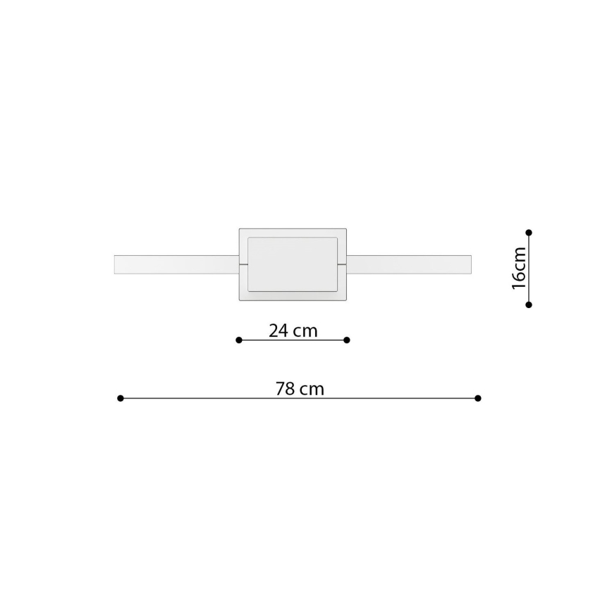Thoro TH.175 - LED Lühter RIO LED/50W/230V CRI 90 3000K d. 78 cm kuldne