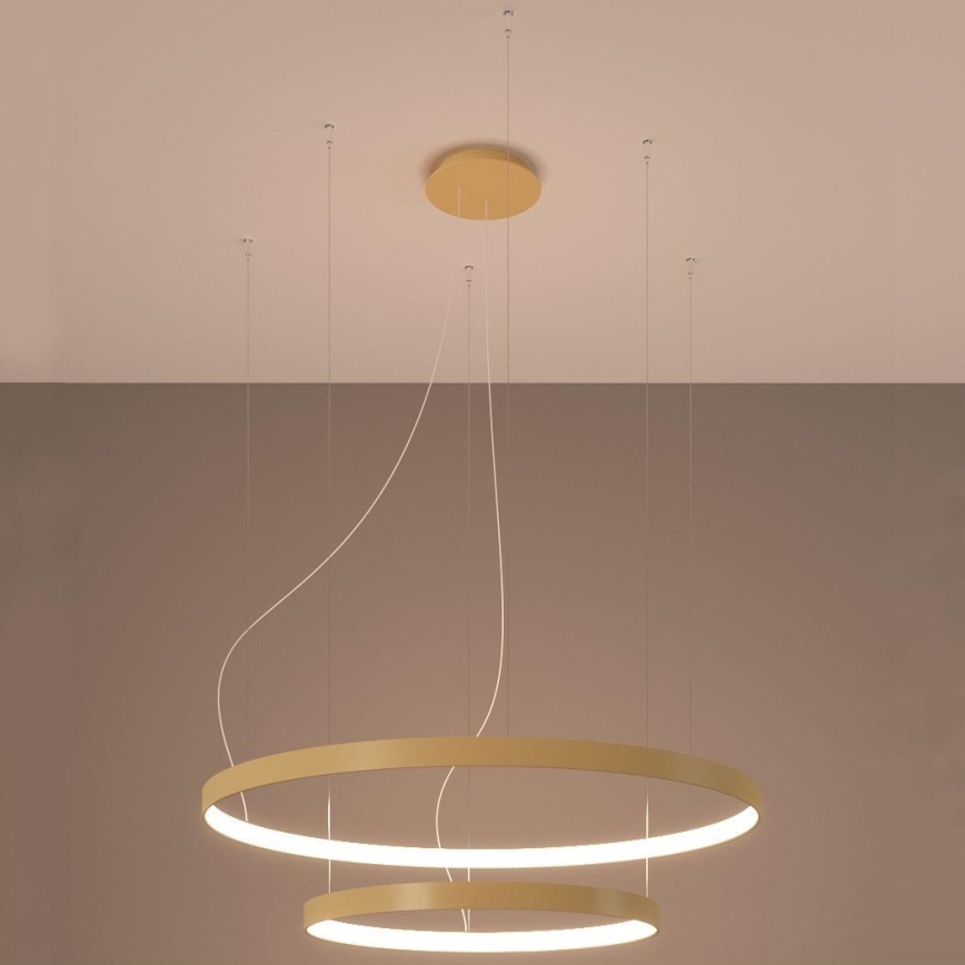 Thoro TH.214 - LED Lühter RIO LED/80W/230V CRI 90 3000K kuldne
