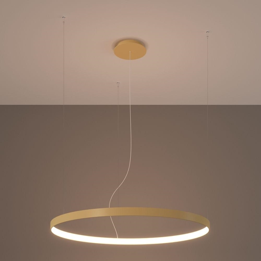Thoro TH.216 - LED Lühter RIO LED/30W/230V CRI 90 3000K d. 55 cm kuldne