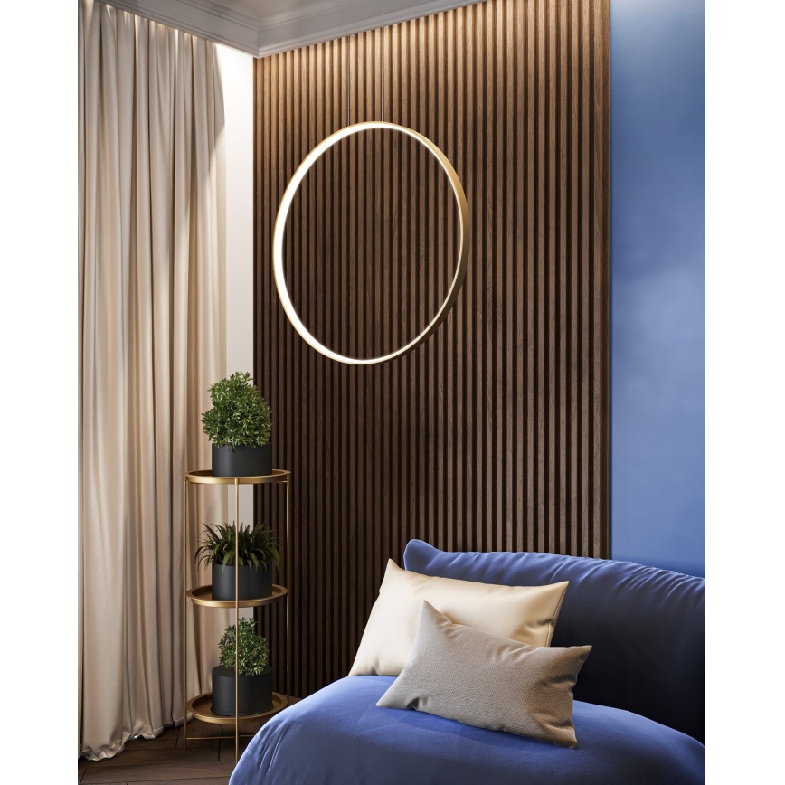 Thoro TH.220 - LED Lühter RIO LED/30W/230V CRI 90 3000K d. 55 cm kuldne