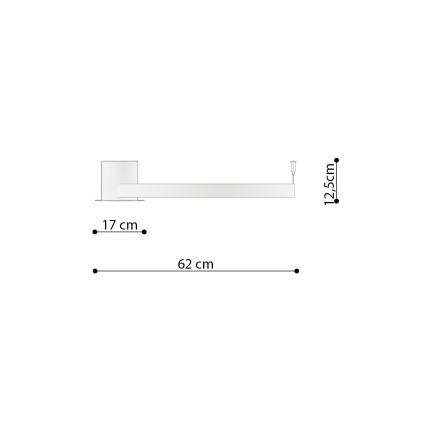 Thoro TH.222 - LED Laevalgusti RIO LED/30W/230V CRI 90 3000K d. 55 cm kuldne