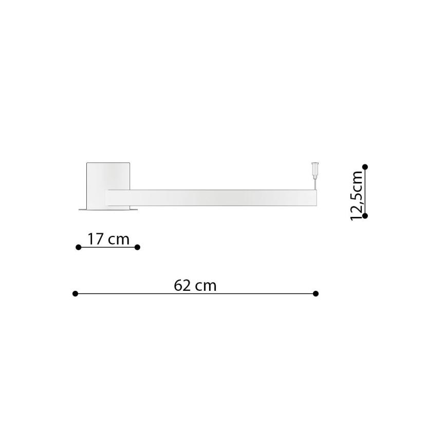 Thoro TH.223 - LED Laevalgusti RIO LED/30W/230V CRI 95 4000K d. 55 cm kuldne