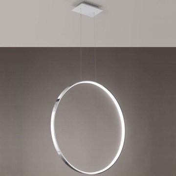 Thoro TH.249 - LED Lühter RIO LED/50W/230V CRI 90 4000K d. 78 cm läikiv kroom