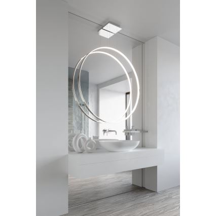 Thoro TH.249 - LED Lühter RIO LED/50W/230V CRI 90 4000K d. 78 cm läikiv kroom