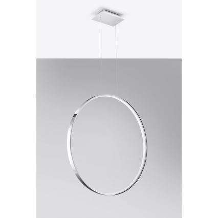Thoro TH.249 - LED Lühter RIO LED/50W/230V CRI 90 4000K d. 78 cm läikiv kroom