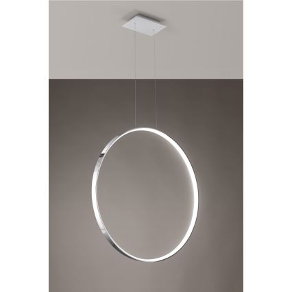 Thoro TH.249 - LED Lühter RIO LED/50W/230V CRI 90 4000K d. 78 cm läikiv kroom