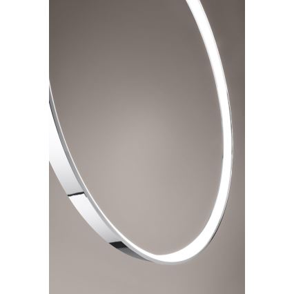 Thoro TH.249 - LED Lühter RIO LED/50W/230V CRI 90 4000K d. 78 cm läikiv kroom