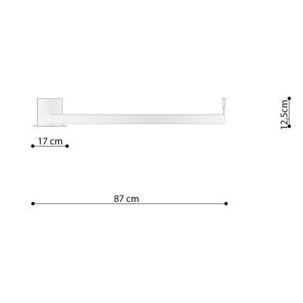 Thoro TH.252 - LED Laevalgusti RIO LED/50W/230V CRI 90 3000K d. 78 cm kuldne