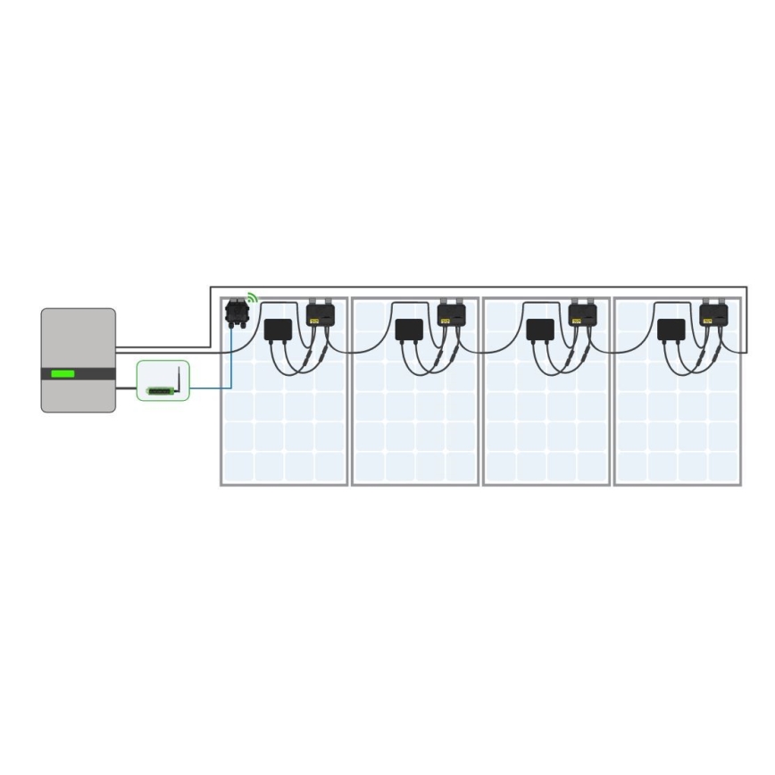Tigo TS4-A-O 700W - Päikesepaneeli optimeerija, 1,2m kaabel, MC4