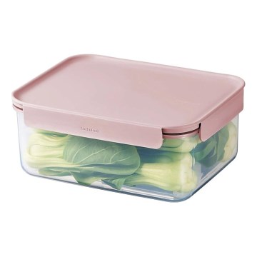 Toidukarp CLASSIC PLUS 2 l roosa/läbipaistev