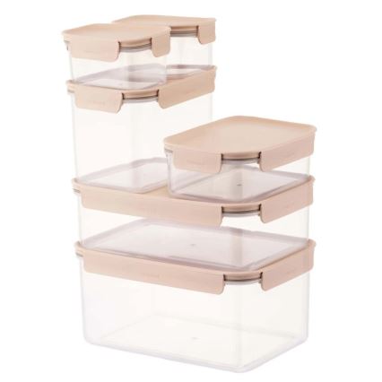 Toidukarp CLASSIC PLUS 2 l roosa/läbipaistev