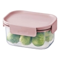 Toidukarp CLASSIC PLUS 385 ml roosa/läbipaistev