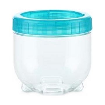 Toidukarp INTERLOCK 0,5 l türkiis/läbipaistev