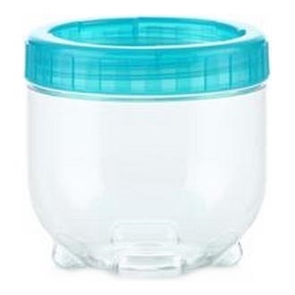 Toidukarp INTERLOCK 0,5 l türkiis/läbipaistev