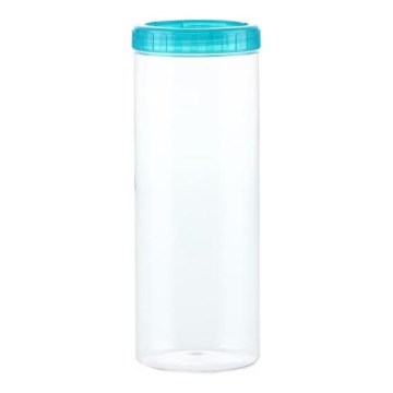 Toidukarp INTERLOCK 1,6 l türkiis/läbipaistev