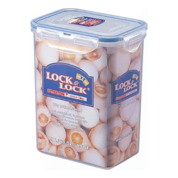 Toidukarp LOCK 1,8 l sinine/läbipaistev