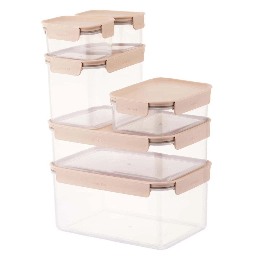 Toidukonteiner CLASSIC PLUS 0,91 l roosa/läbipaistev