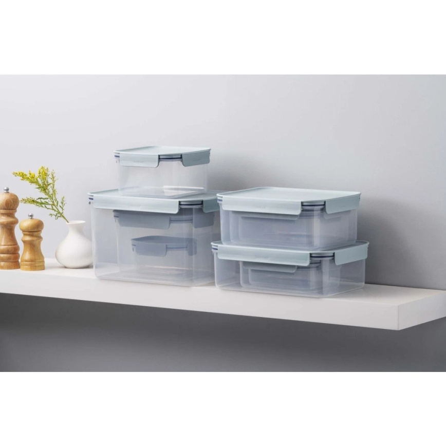 Toidukonteiner CLASSIC PLUS 0,91 l sinine/läbipaistev