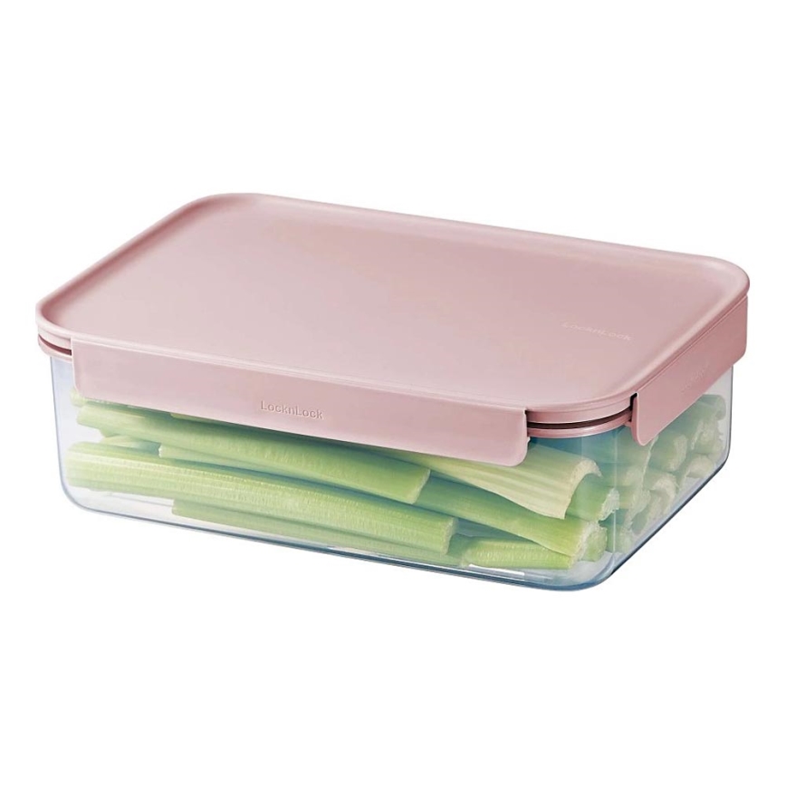 Toidukonteiner CLASSIC PLUS 2,8 l roosa/läbipaistev
