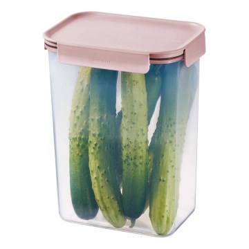 Toidukonteiner CLASSIC PLUS 4 l roosa/läbipaistev