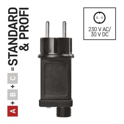 Toiteallikas jõulutuledele 12 W / 230 V, IP44