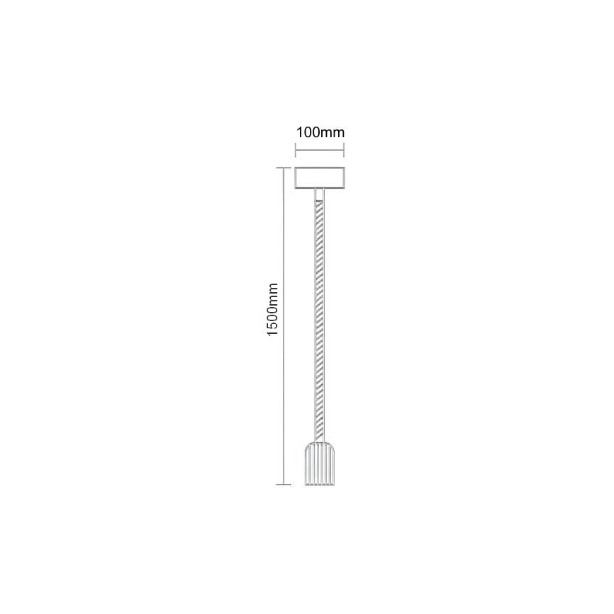 Toitekaabel 1xE27/60W/230V 1,5 m