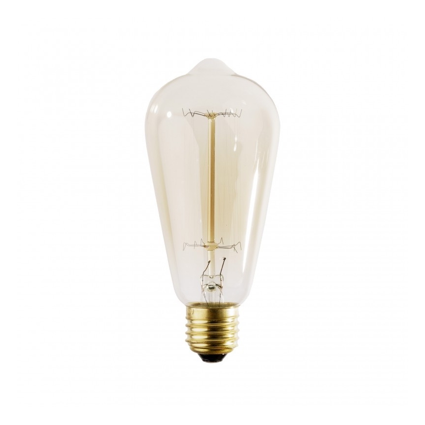 Tööstuslik dekoratiivne hämardatav pirn SELEBY ST64 E27/40W/230V 2200K