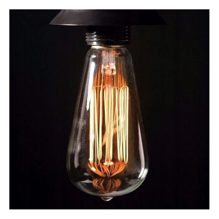 Tööstuslik dekoratiivne hämardatav pirn SELEBY ST64 E27/40W/230V 2200K