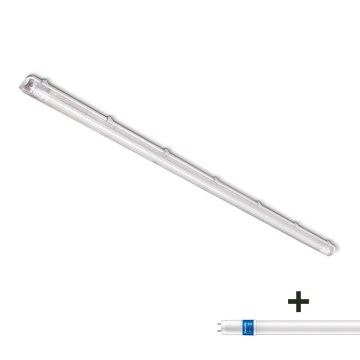 Tööstuslik luminofoorvalgusti 1xG13/230V IP65 + LED Luminofoortoru anduriga Philips MASTER T8 G13/24W