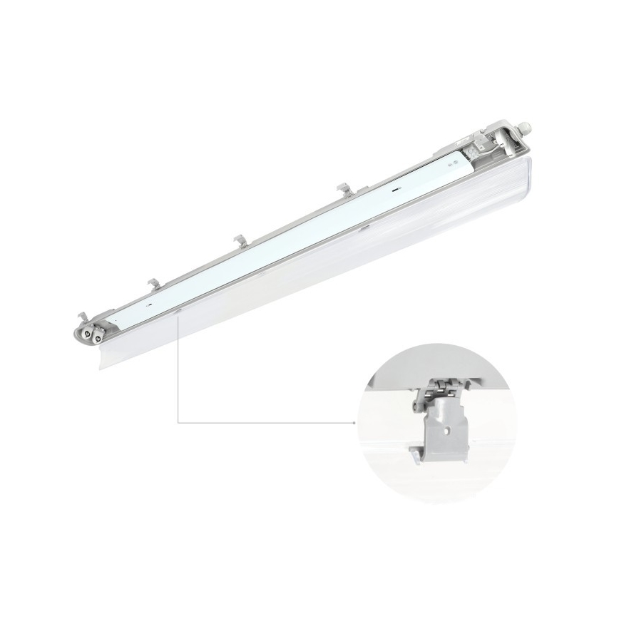 Tööstuslik luminofoorvalgusti HERMIC T8 2xG13/18W/230V IP65