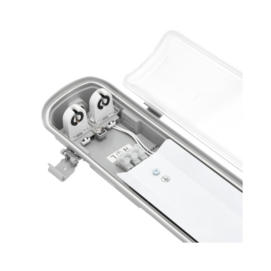 Tööstuslik luminofoorvalgusti HERMIC T8 2xG13/18W/230V IP65