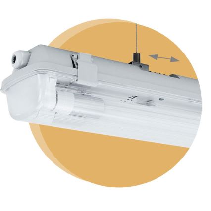 Tööstuslik luminofoorvalgusti LIMEA T8 2xG13/10W/230V IP65 1500mm