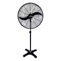 Tööstuslik põrandaventilaator 160 W/230 V, kõrgus 182 cm, must