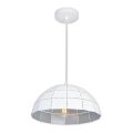 Top Light Apolo 40B - Lühter 1xE27/40W/230V valge/hõbe