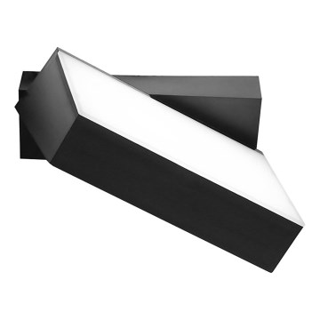 Top Light - FLIP LED välisseinavalgusti, 12W/230V, 3000/4000/6000K, IP54, must