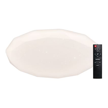 Top Light - LED hämardatav vannitoa laelamp SPARKLE LED/60W/230V 3000-6500K IP44 Ø 49 cm valge + kaugjuhtimispult
