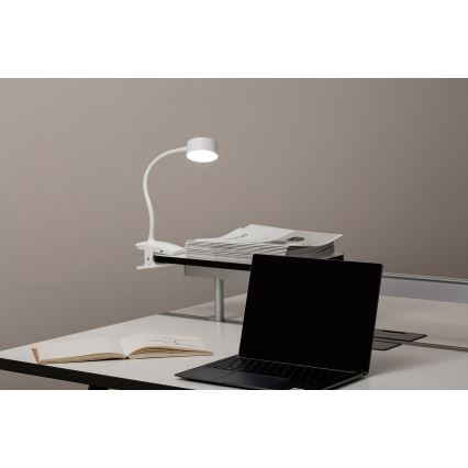 Top Light - LED dimmeriga puudutusega lauavalgusti klippingiga BELLA LED/4,8W/5V 3000-6500K valge