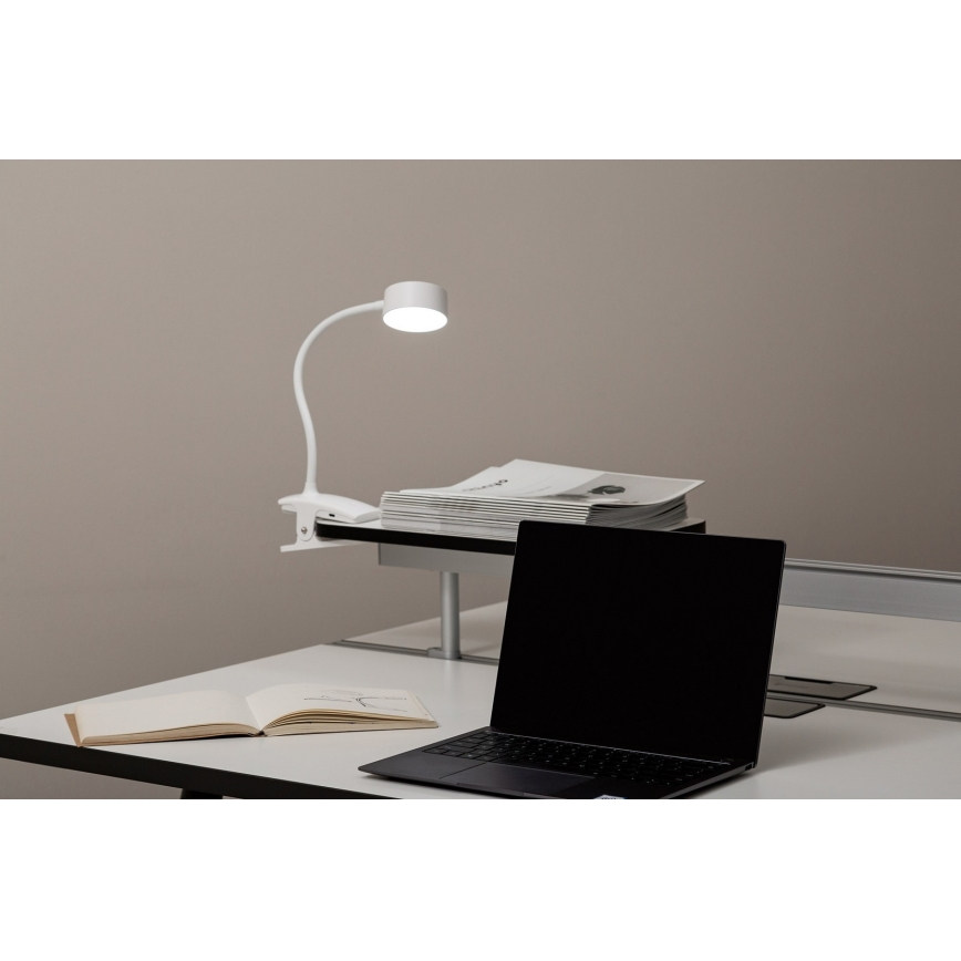 Top Light - LED dimmeriga puudutusega lauavalgusti klippingiga BELLA LED/4,8W/5V 3000-6500K valge
