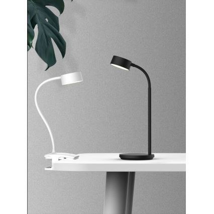 Top Light - LED dimmeriga puudutusega lauavalgusti klippingiga BELLA LED/4,8W/5V 3000-6500K valge