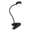 Top Light - LED dimmeriga puutetundlik laualamp klipiga BELLA LED/4,8W/5V 3000-6500K must