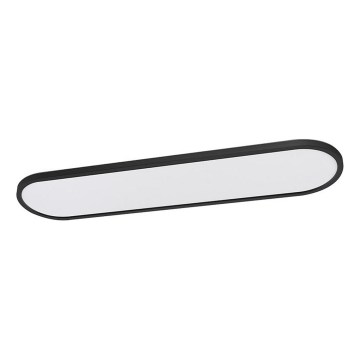 Top Light - LED-hämardatav lae pealepandav/rippvalgusti OVAL LED/36W/230V 3000-6500K must + kaugjuhtimispult