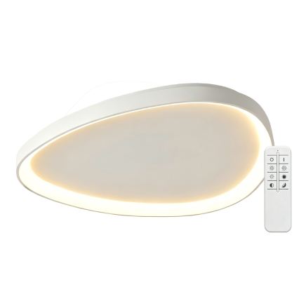 Top Light - LED hämardatav laevalgusti ECLIPSE LED/55W/230V 3000-6500K Ø 60 cm valge + kaugjuhtimispult