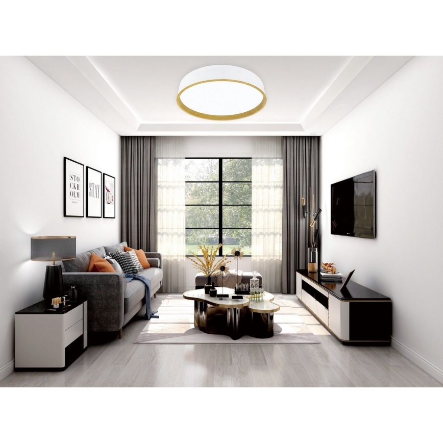 Top Light - LED Hämardatav laevalgusti DEKOR LED/51W/230V d. 40 cm 3000-6500K+ kaugjuhtimispult