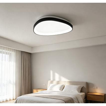 Top Light - LED Hämardatav laevalgusti ECLIPSE LED/55W/230V 3000-6500K läbimõõt 60 cm must + kaugjuhtimispult