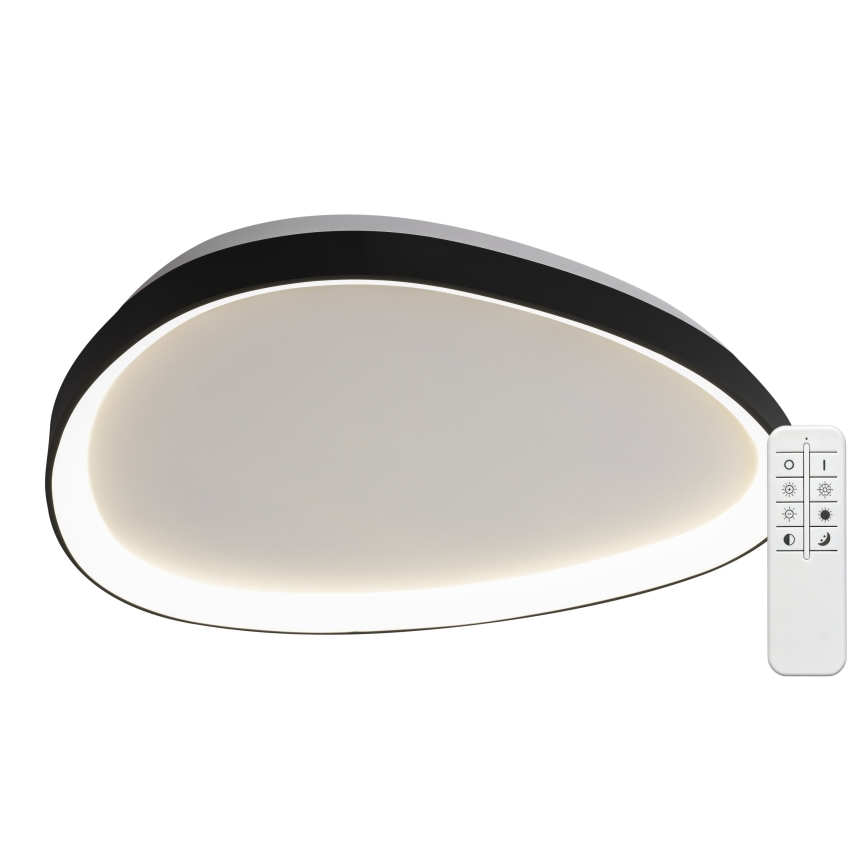 Top Light - LED Hämardatav laevalgusti ECLIPSE LED/55W/230V 3000-6500K läbimõõt 60 cm must + kaugjuhtimispult