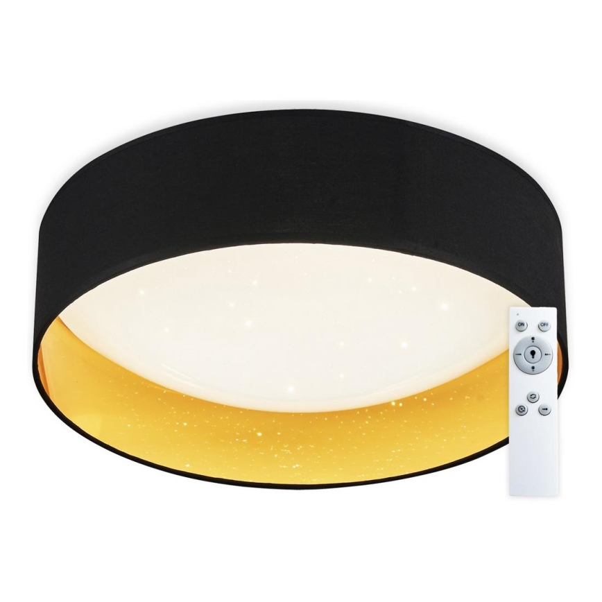 Top Light - LED Hämardatav laevalgusti IVONA 40C pult LED/24W/230V + kaugjuhtimispult must