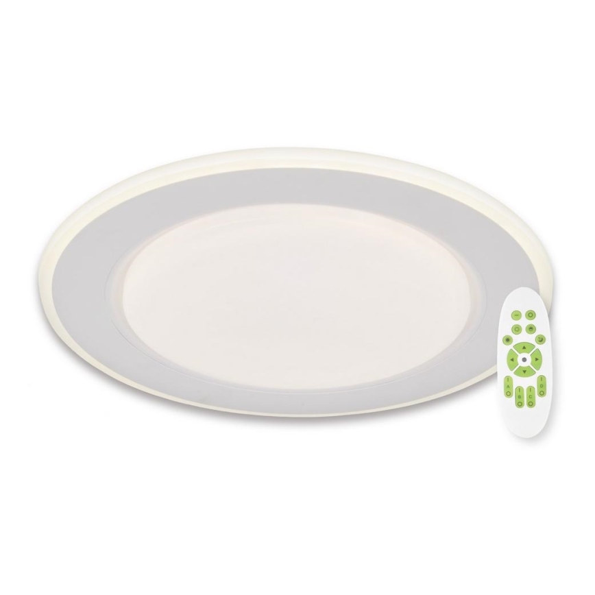 Top Light - LED Hämardatav laevalgusti NORMAN LED/51W/230V d. 39 cm valge + kaugjuhtimispult