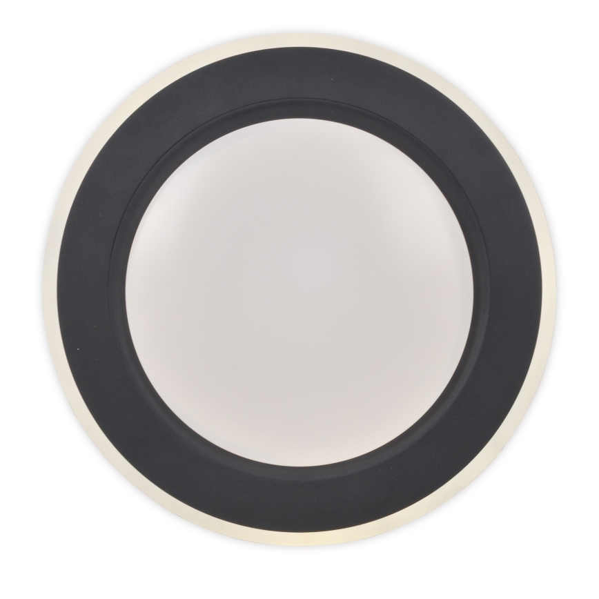 Top Light - LED Hämardatav laevalgusti NORMAN LED/51W/230V d. 39 cm must + kaugjuhtimispult