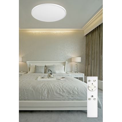 Top Light - LED Hämardatav laevalgusti REVIT LED/70W/230V 3000-6500K d. 75 cm valge + kaugjuhtimispult